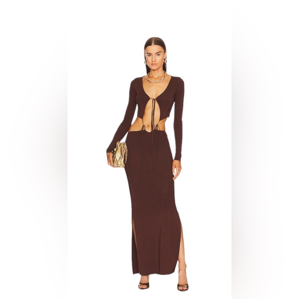 $1200+ NWT Aya Muse Lapponi brown dress